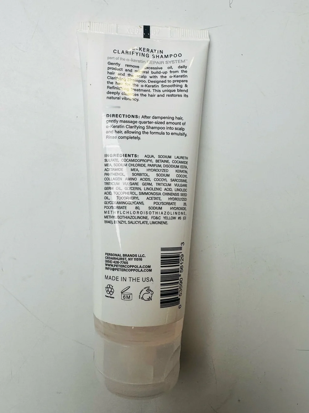 Peter Coppola α-Keratin Clarifying Shampoo – 3 fl oz (89 mL)